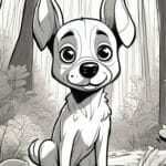 kolorowanka pies 002