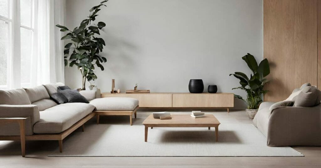 salon laczacy minimalizm ze stylem skandynawskim
