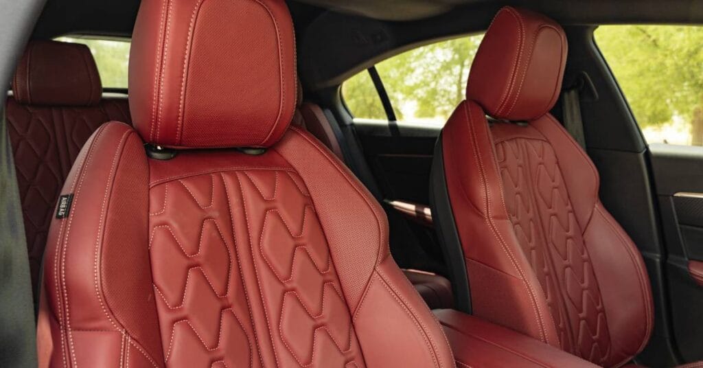 skaj tapicerski wnetrze auta