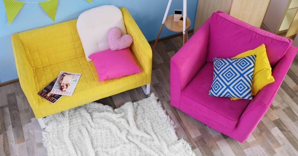 material tapicerski kolorowe meble