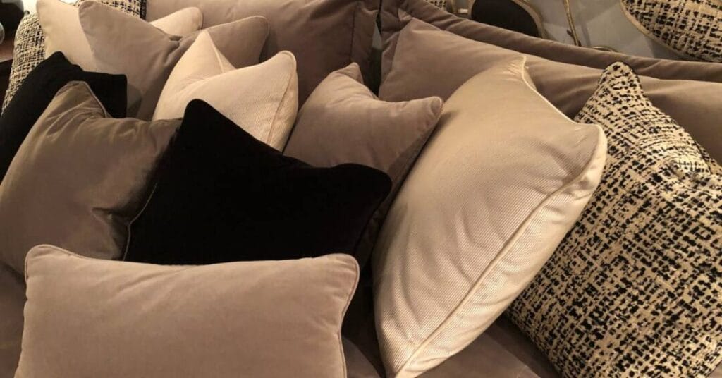 pikowane zaglowki poduszki