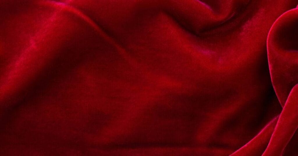 tkanina riviera premium welurowa czerwien