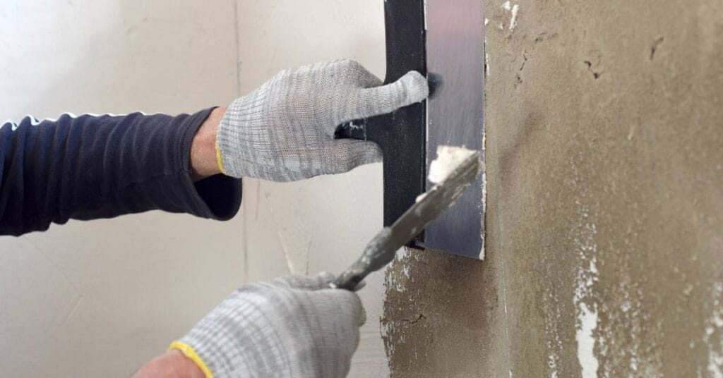 beton na scianie naprawa sciany