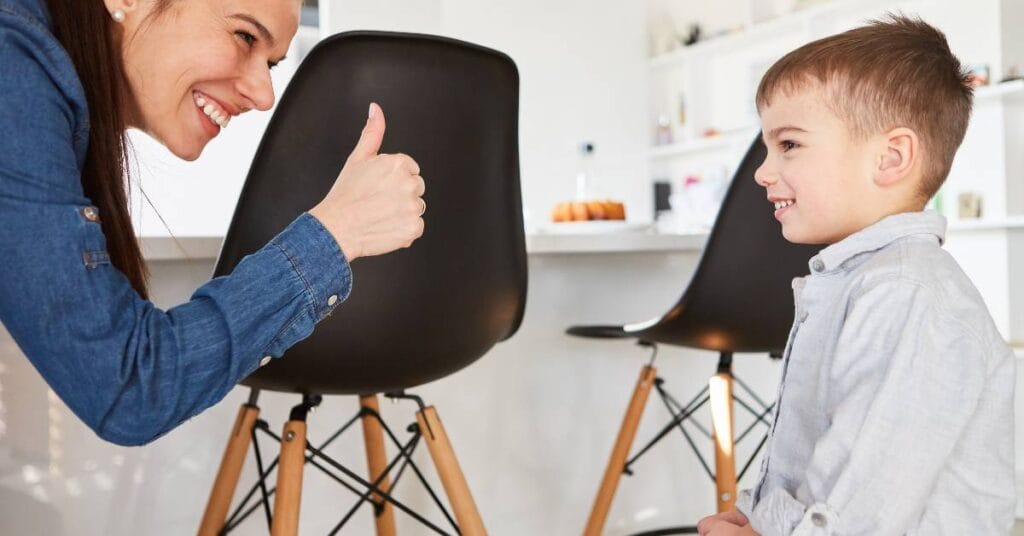 dentysta dzieciecy chwalenie dziecka