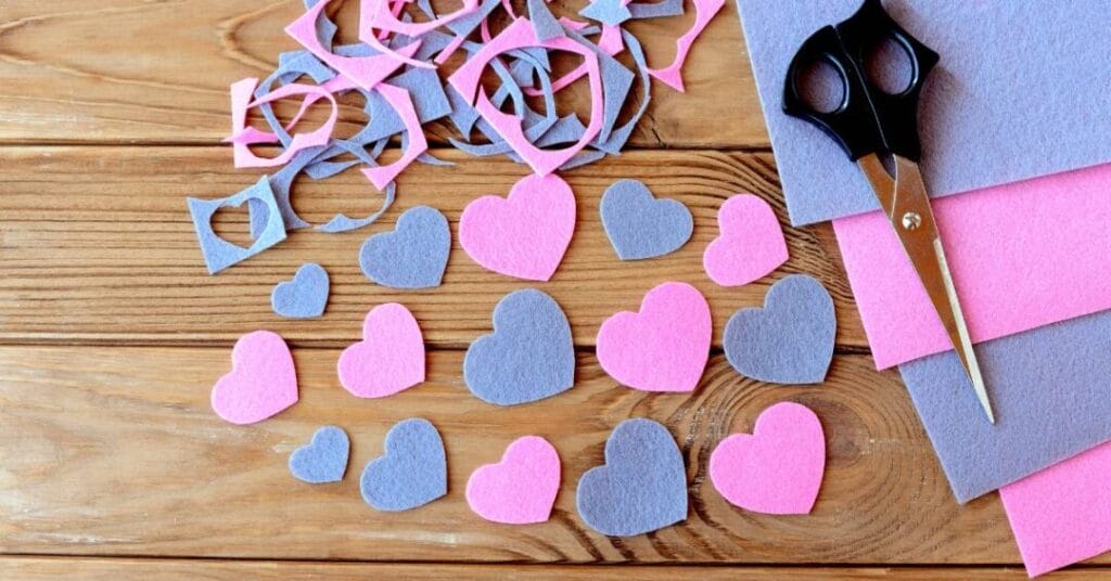 filc serduszka do ozdabiania