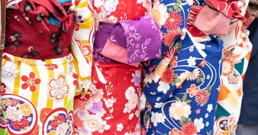 kimono kobiece kimona roznokolorowe