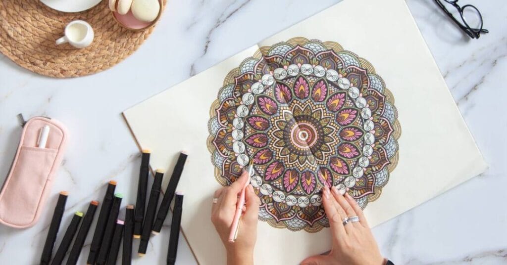 mandala rysunek medytacyjny 