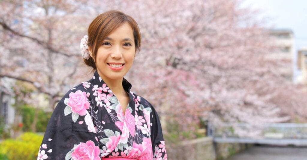 sakura stroje kimono