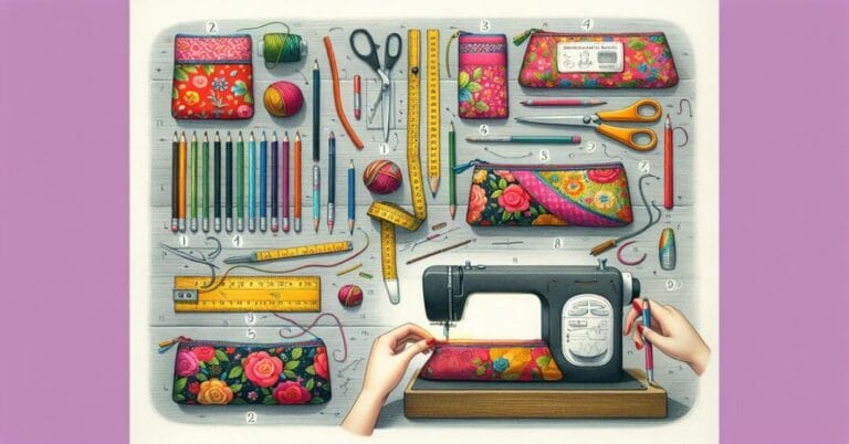 jak uszyc piornik na kredki