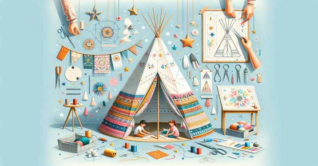 tipi dla dzieci jak uszyc instrukcja krok po kroku