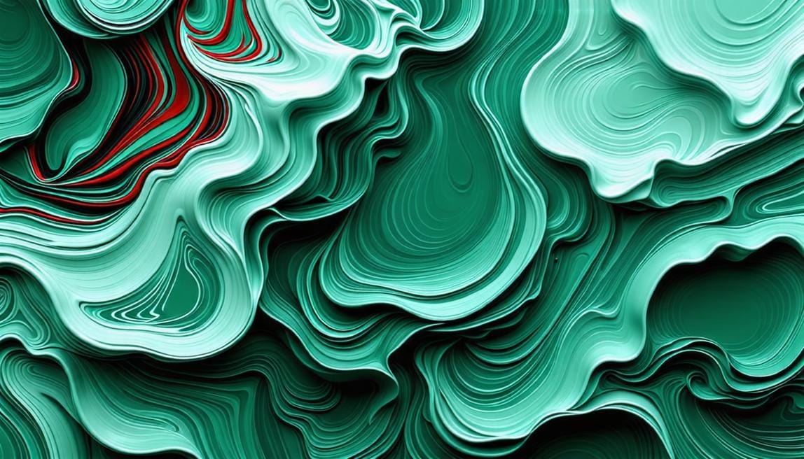 Ciemno morski zielony