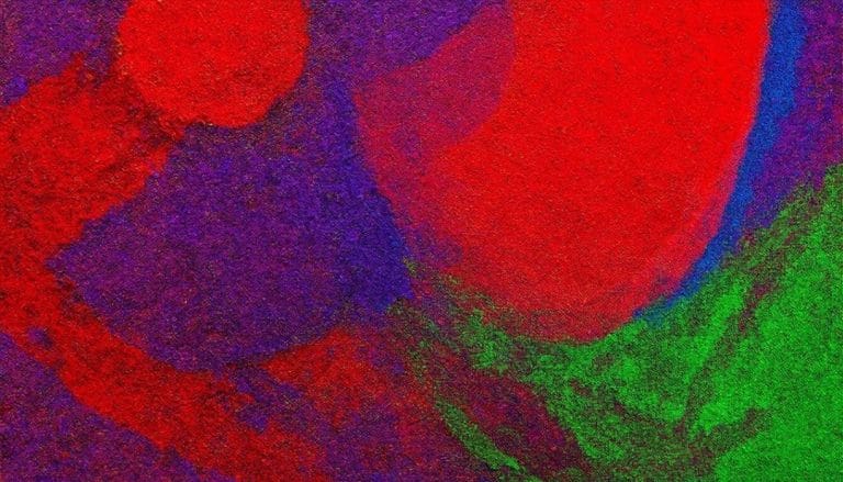 czerwono fioletowy kolo kolorow