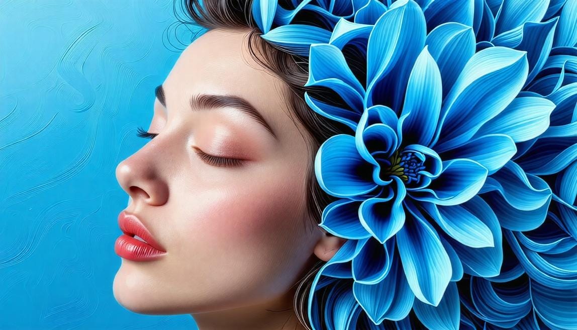 Jasny chabrowy niebieski