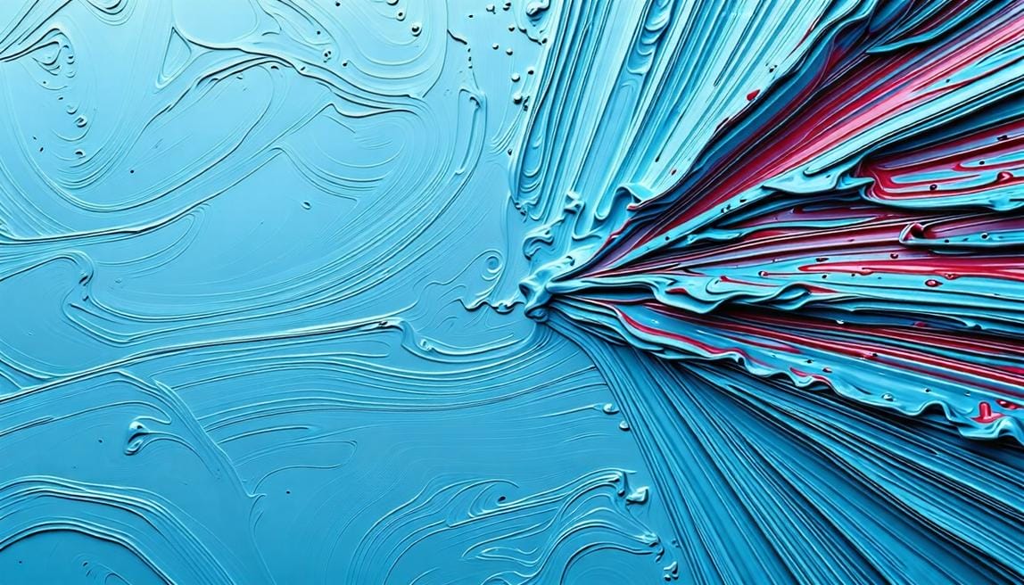 Niebieski burzy śnieżnej