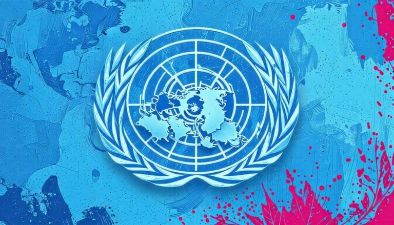 niebieski narodow zjednoczonych