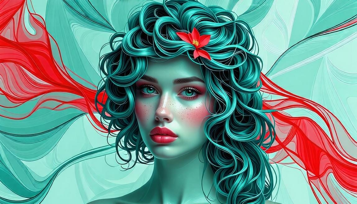 Średni akwamarynowy