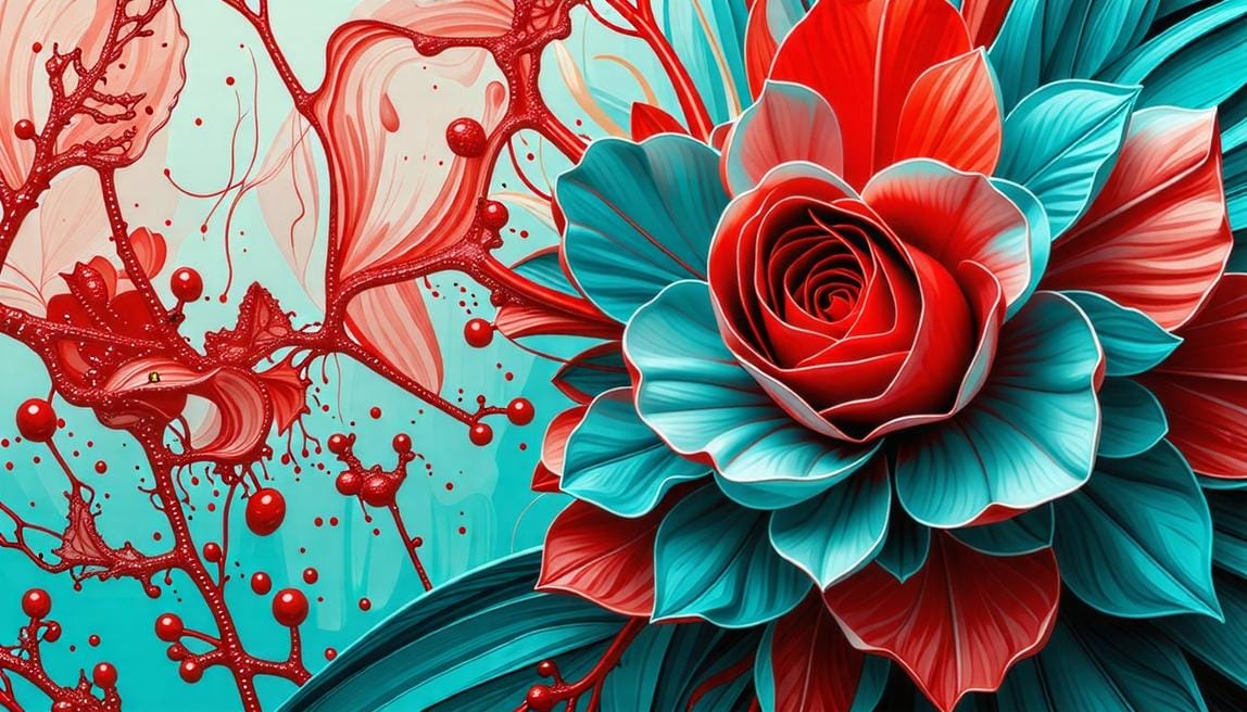 Zardzewiała czerwień