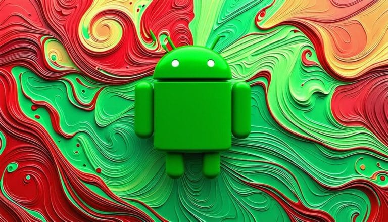 zielony android