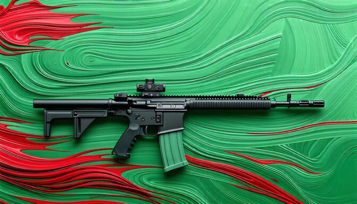 Zielony karabinowy