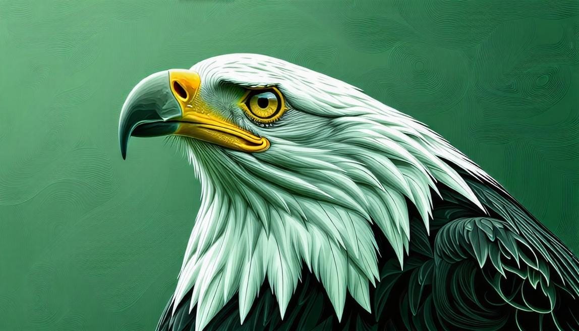 Zielony północ (zielony orzeł)